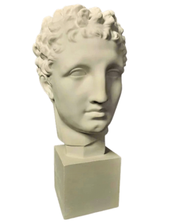 Cabeza de Hermes con el niño Dioniso según Praxíteles,...