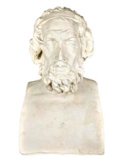 Busto del poeta Homero, Museo del Louvre