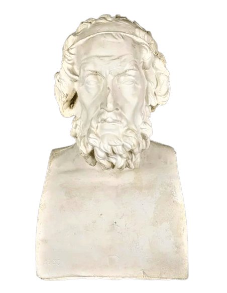 Busto del poeta Homero, Museo del Louvre