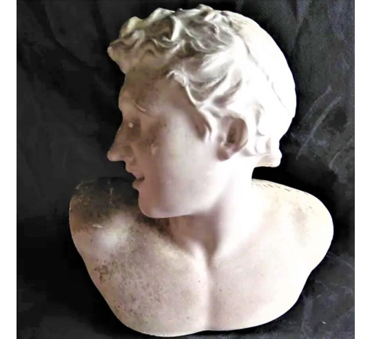 Busto de uno de los hijos de Laocoonte, Museo...