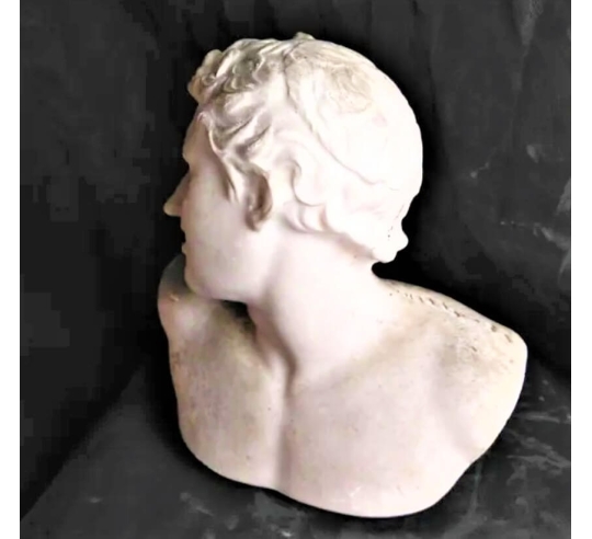 Busto de uno de los hijos de Laocoonte, Museo...