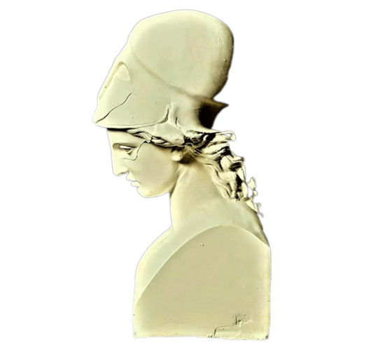 Busto de Atenea con casco conocida como Pallas...