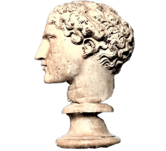 Tête de Niké ou d’Iris dite Laborde, fronton...