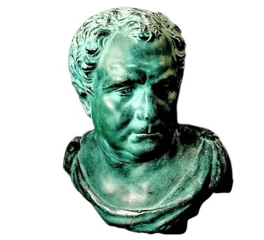 Bust of Emperor Aulus Vitellius Germanicus, known as Vitellius