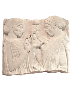 Bajorrelieve de la Exaltación de la flor, Museo del Louvre