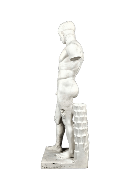 Statue of the god Mars or Ares Borghese - Louvre Museum - life-size statue