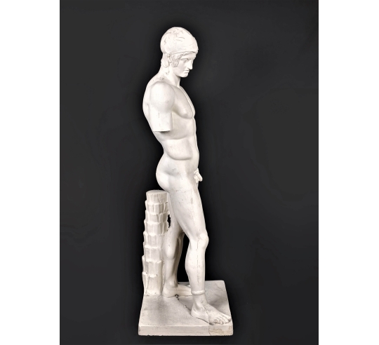 Estatua del dios Marte o Ares Borghese - Museo del Louvre - estatua de tamaño real