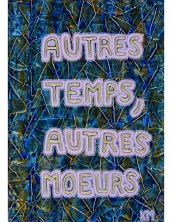 Pintura en relieve Otros tiempos, otras costumbres - PFR...