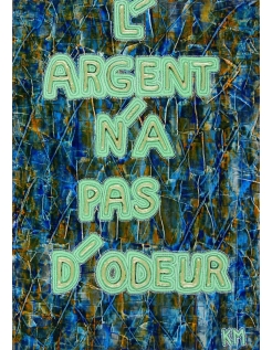 Pintura en relieve El dinero No Tiene Olor - PFR 54 por...