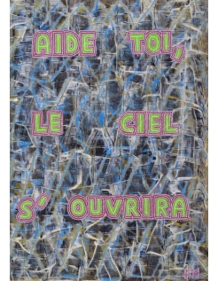 Pintura en Relieve Ayúdate a ti Mismo, el Cielo se Abrirá...