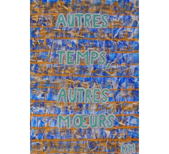 Pintura en relieve Otros tiempos, otras costumbres - PF-49 por Karim Merzougui