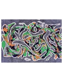 Pintura en relieve 'VC 1' por Karim Merzougui