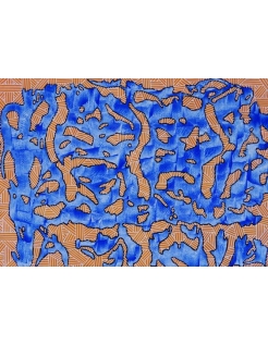 Pintura en relieve 'VE 6' por Karim Merzougui