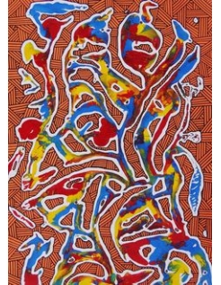Pintura en relieve 'VG14' por Karim Merzougui
