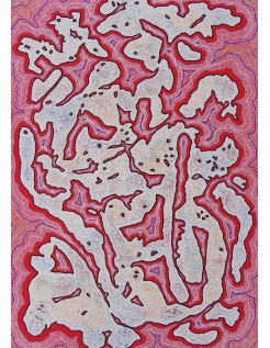 Pintura en relieve 'VN 15' por Karim Merzougui