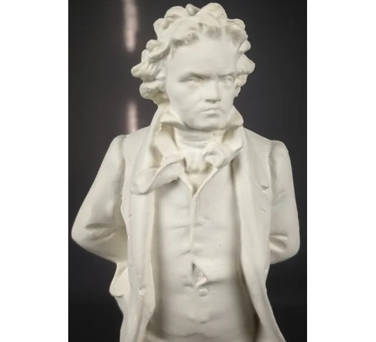 Statuette of Ludwig van Beethoven, German...
