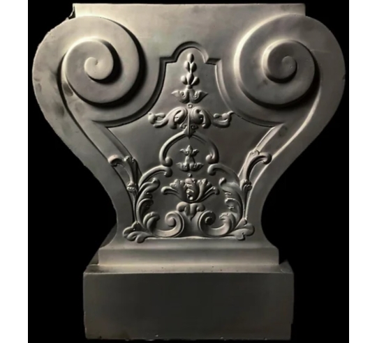 Pieds de Banc de jardin motifs floraux de style...