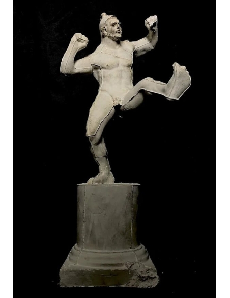 Statuette Lutteur pancratiaste, Musée du Louvre