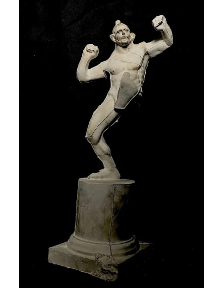 Statuette Lutteur pancratiaste, Musée du Louvre