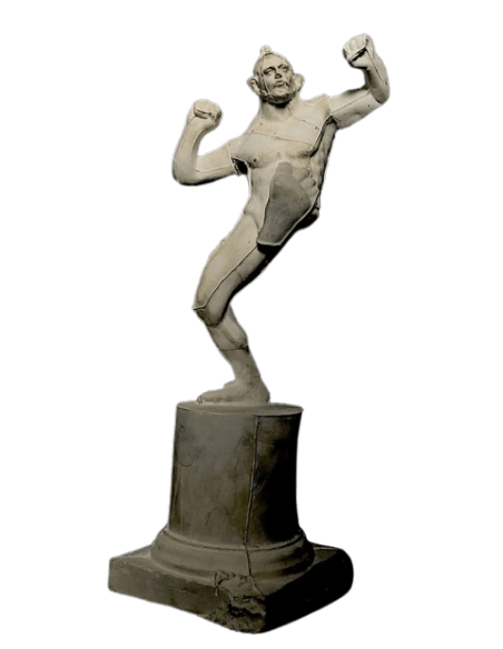 Statuette of Pancratiast Wrestler, Louvre Museum