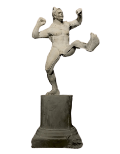 Statuette of Pancratiast Wrestler, Louvre Museum