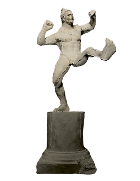 Estatuilla del Luchador Pancraciasta, Museo del Louvre