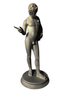 Estatua de Narciso escuchando de Pompeya, Museo de Nápoles