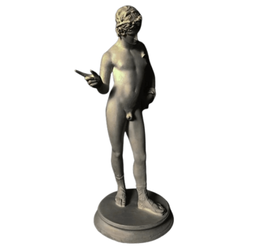 Statue de Narcisse écoutant provenant de Pompeï, Musée de Naples