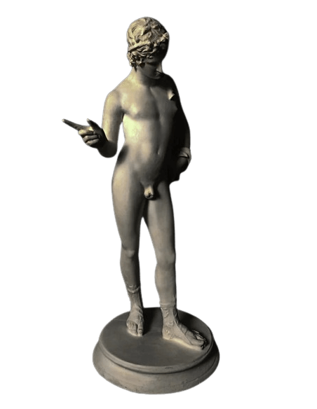 Estatua de Narciso escuchando de Pompeya, Museo de Nápoles