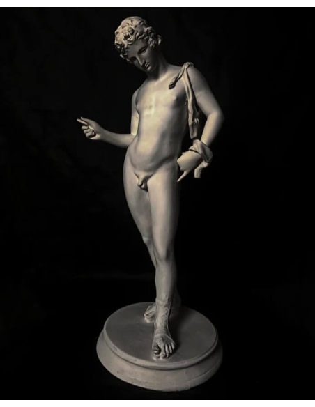 Statue of Narcissus Listening from Pompeii, Naples Museum