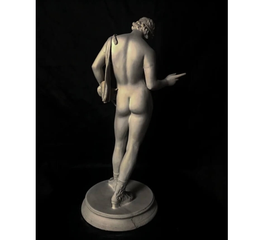 Statue of Narcissus Listening from Pompeii,...