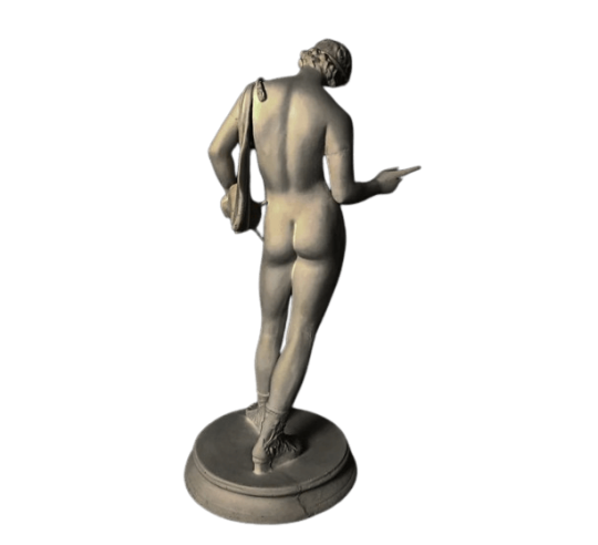 Statue of Narcissus Listening from Pompeii,...