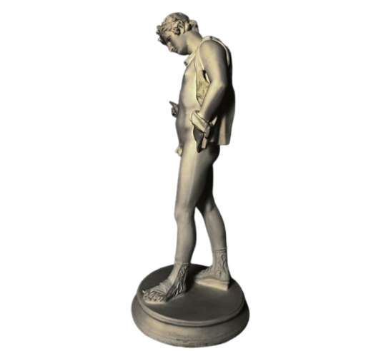 Statue of Narcissus Listening from Pompeii,...