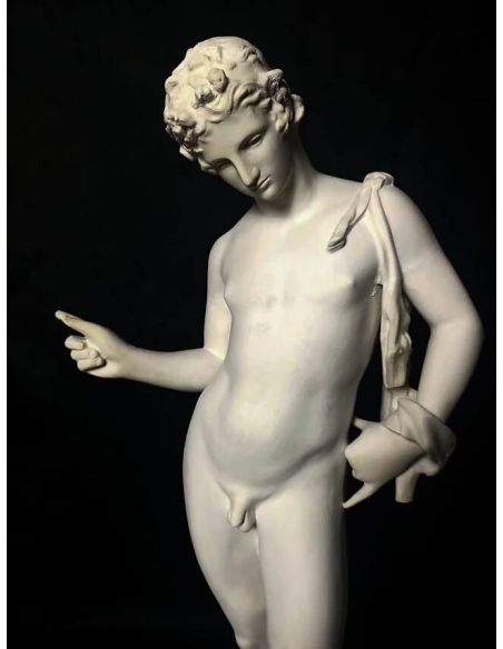 Statue of Narcissus Listening from Pompeii, Naples Museum