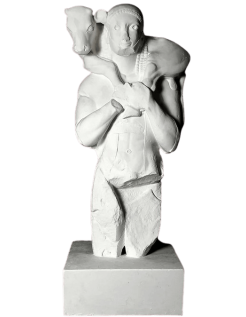 Statue of the Moscophoros or The Calf-Bearer, dedicated...