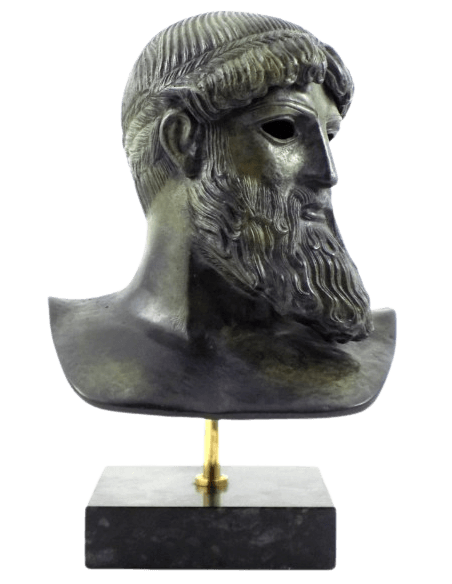 Busto de Poseidón en bronce del Cabo Artemisio, Museo Arqueológico Nacional de Atenas