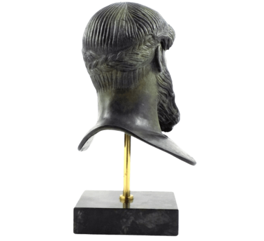 Bust of Poseidon in bronze from Cape...