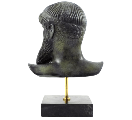 Buste de Poséidon en bronze du Cap...