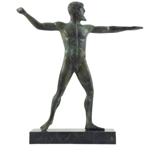 Bronze Statue of Poseidon in bronze from Cape...