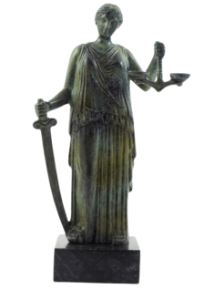 Bronze statue of Themis, Goddess of Justice
