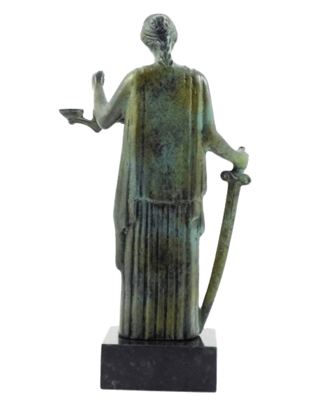 Estátua de bronce de Temis, Diosa de la justicia