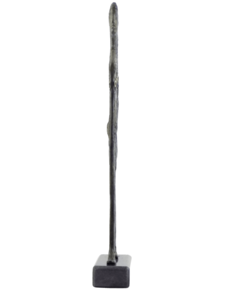 Estatuilla estilizada de Atenea, diosa de la sabiduría en bronce, inspirada en los Museos Nacionales Griegos