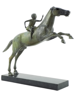 Statue du Cavalier ou Jockey de l'Artémision en bronze