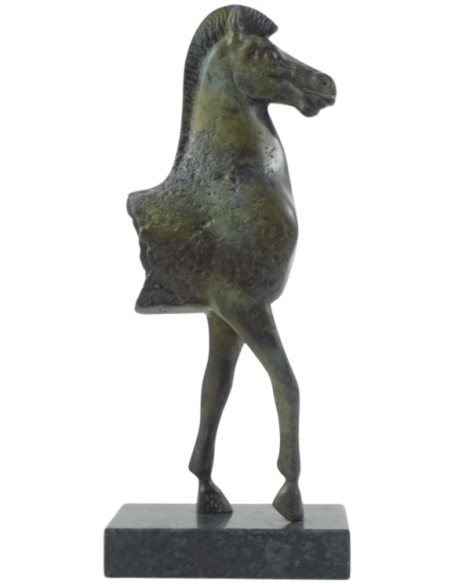 Sculpture de Cheval Grec en Bronze, Musée de l'Acropole