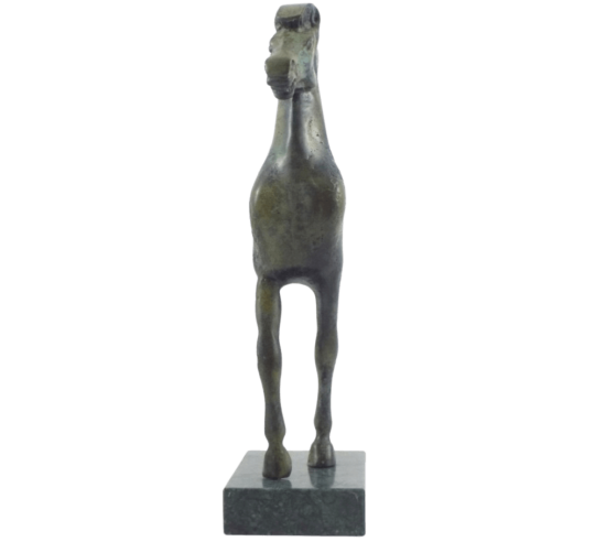 Sculpture de Cheval Grec en Bronze, Musée de...