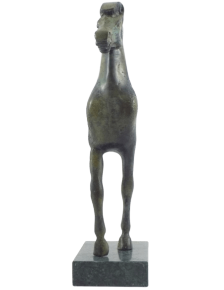 Escultura de Caballo Griego en Bronce, Museo de la Acrópolis