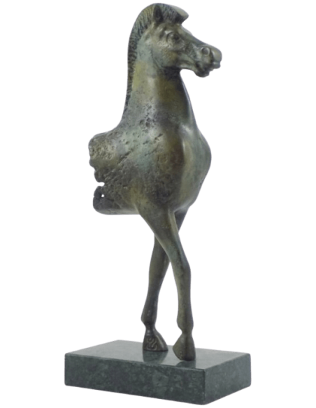 Sculpture de Cheval Grec en Bronze, Musée de l'Acropole