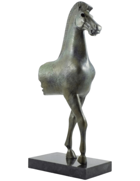Sculpture de Cheval Grec en Bronze, Musée de l'Acropole