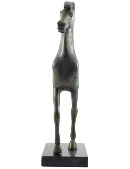 Sculpture de Cheval Grec en Bronze, Musée de l'Acropole