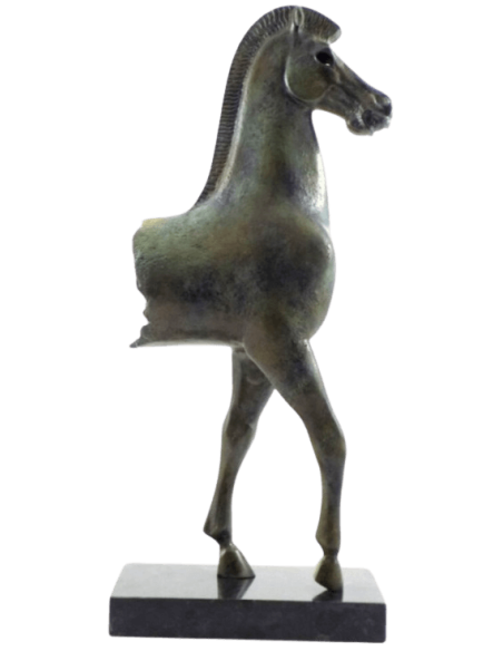 Sculpture de Cheval Grec en Bronze, Musée de l'Acropole
